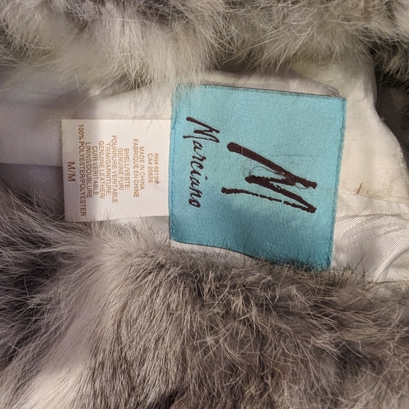 Genuine rabbit fur vest - Picture 2 of 5
